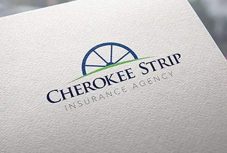 Cherokee Strip Insurance Agency logo printed on a paper